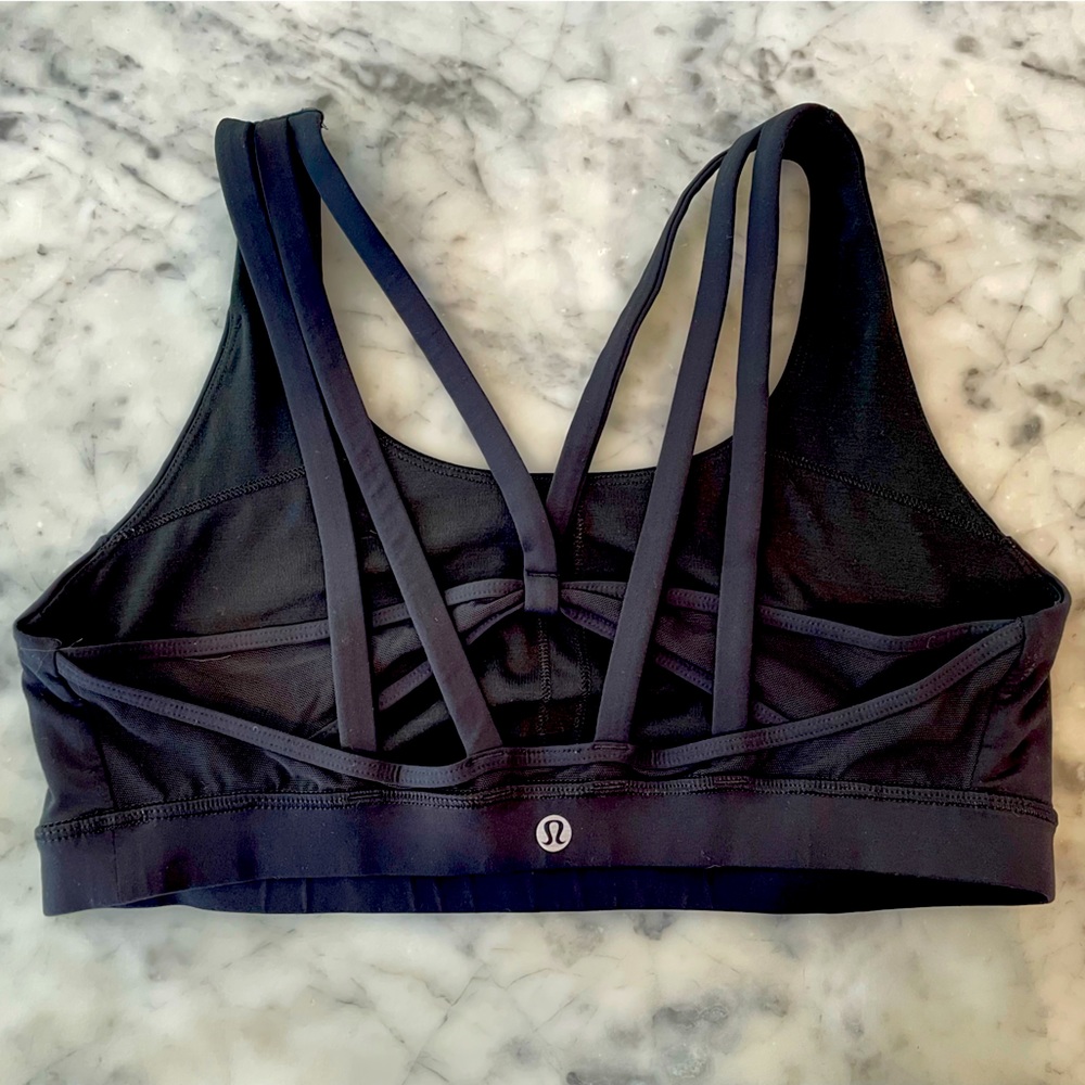 Lululemon energy bra with mesh detail